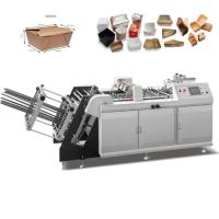 Quality High Speed Automatic 220 V Customized cardboard Food Paper Lunch Box Machine for sale