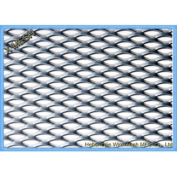 Quality Silver Expanded Metal Mesh , Hot Galvanized Steel Welded Wire Mesh For Ceiling Tiles for sale