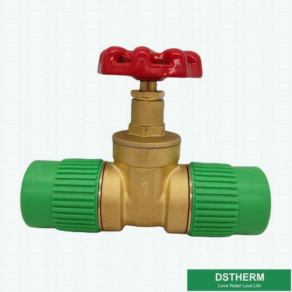 Quality Brass Gate Heat Insulation Concealed PPR Brass High Pressure Stop Valve for sale