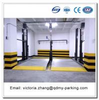 China Double Car Stackers 2 Car Simple Parking Lift Undergroud Stacker Two Post Parking Lift factory