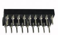 China 2.54 1.27 1.778 mm Pitch 2XXP Pin In 4.8mm Wire Wrap Sockets Integrated Circuit IC Sockets Adaptor Solder factory