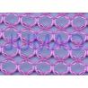 China Pink / Purple Office Metal Ring Curtain Spec 1.0 Mm * 8 Mm Fireplace Screens factory