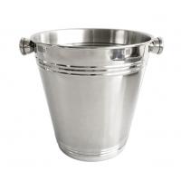 China CMYK Large Stainless Steel Ice Bucket 9L Champgne Cooaler Bucket for sale