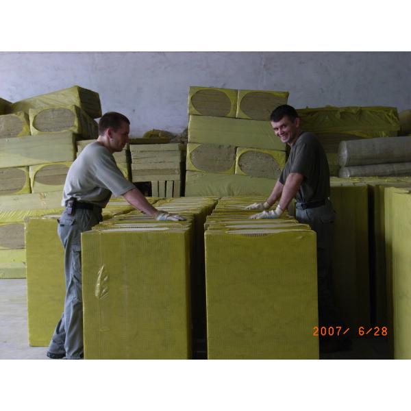 Quality Thermal Insulation Rockwool Board 600mm Width For Exhaust Flues , Boilers for sale