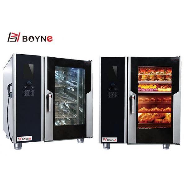 Quality Stainless Steel 6 Trays Combi Oven With Boiler Electric LCD Version can storage 88 88 menus for sale