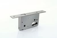 China Security Sliding Door Mortise Lock Body Silver With Zinc Alloy Hook factory