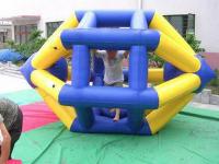 China Summer Inflatable water toys used commercial trampoline sale factory