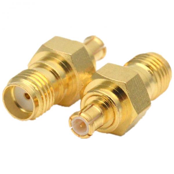 Quality 50 Ohm  Coaxial Connector High Frequency MCX Revolution SMA Mother Oscilloscope Adapter for sale