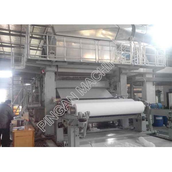 Quality One Cylinder Mould Toilet Tissue Manufacturing Machine AC Driven Variable Frequency for sale