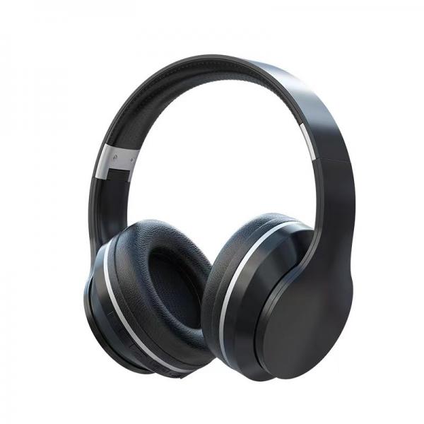 Quality ABS Bluetooth Headphones Over Ear , Foldable Lightweight Headphones With Deep for sale