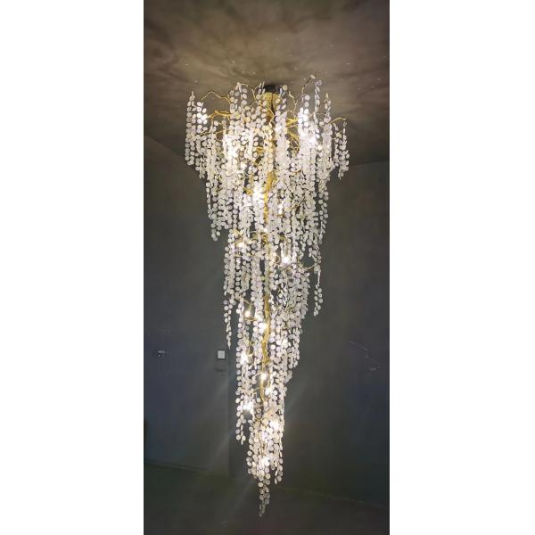 Quality Vertical Ceiling Lights Metal Chandeliers Customized Pendant Lamp 240V G9 ODM for sale