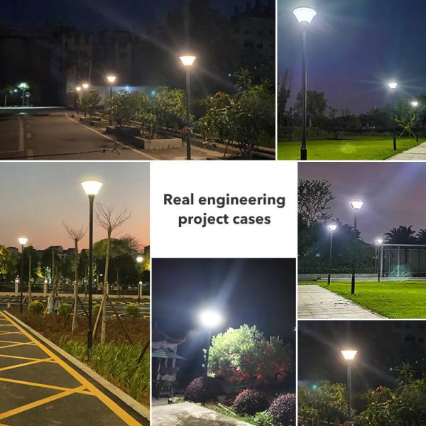 Quality Light Control Aluminum Pole Solar Waterproof Lights With Mono Solar Panel for sale