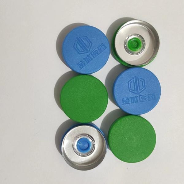 Quality ISO9001 Aluminum Plastic Cap 20mm flip off caps For 10ml Glass Vial for sale