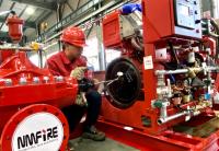 China Red Professional Fire Pump Diesel Engine 144KW With Water Cold Cooling factory