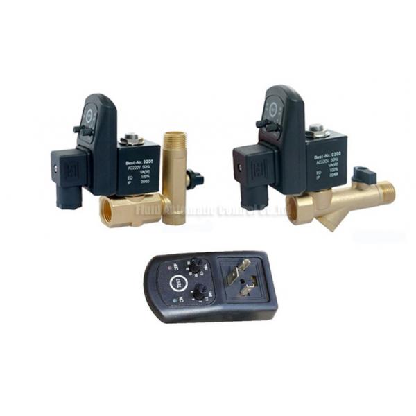 Quality 16bar 5mm Brass Timer Automatic  Drainer With Strainer Filter and Drainage Valve for sale