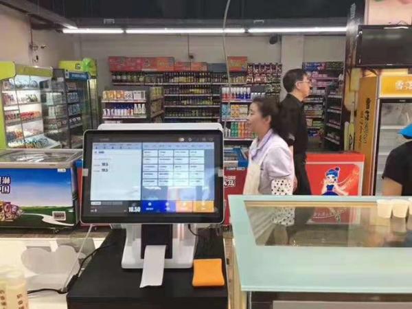 Bluetooth All In One Touch Screen POS Terminal Machine For Supermarket Cashier 5