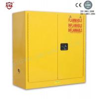 China Lab Safety Flammable Liquid Storage Cabinet With Paddle Lock , Hazardous Storage Cabinets factory