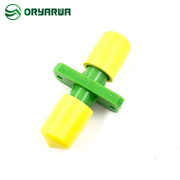 Quality Network Flange Simplex ST To ST Adapter Fiber Cable Adapters Plastic Housing for sale