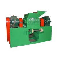 china Double Shaft Waste Tire Shredder / Used Tire Recycling Machine / Rubber Powder