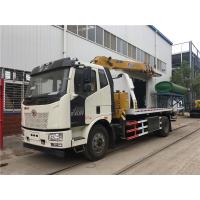 China Euro 3 Emissions FAW J6P Lorry - Mounted Crane Truck CA5310JSQP63K1L6T4E5 factory