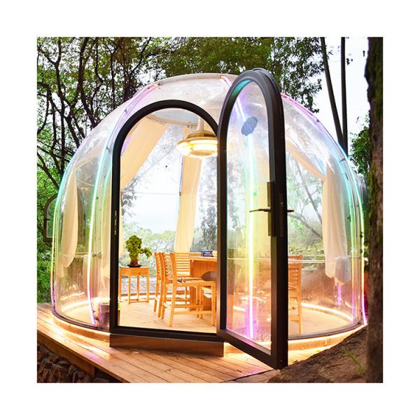Quality RHOS Outdoor Large Dome Tent 4m PC Transparency Gazebo Canopy Tent for sale