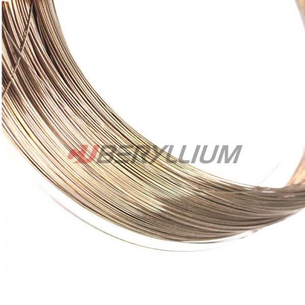 Quality C17300 C17200 Beryllium Copper Spring Wire 3mm Bright Surface Hard Temper Ams 4533 for sale