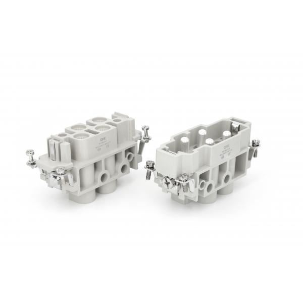 Quality 4 Pin 80A 830V Combined Industrial Inserts With 2 Single Contacts for sale