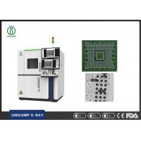 China SMT PCB X-ray machine micron focus spot size for BGA voids measurement and solder past climbing height inspection factory