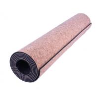 China Hot Wholesale Eco-Friendly Absorbent Fashion Anti Slip Natural Cork Rubber Yoga Mat for sale