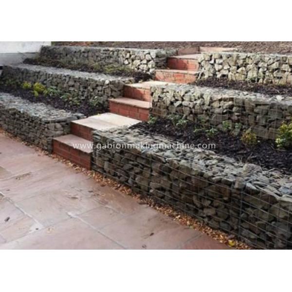 Quality Durable Gabion Box / Hot Dipped Galvanized Wire For Soil Protection Box Size 2x1x1m for sale