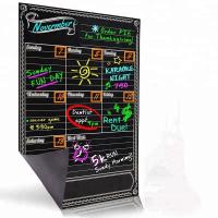 China Convenient Magnetic Fridge Calendar ,  Chalkboard Magnetic Kitchen Calendar factory