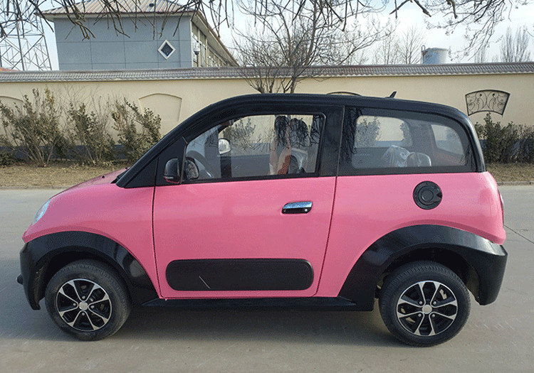 China Pink / Blue Electric Golf Carts 220v 4.2kw 2 Seat Electric Car With Front Disc / Rear Drum factory