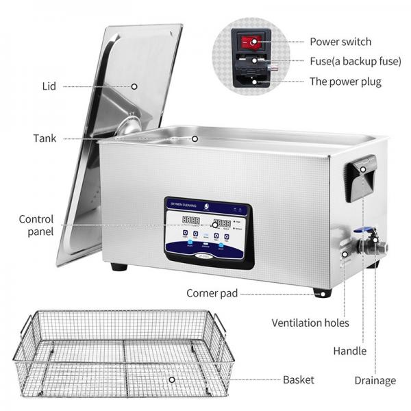 Quality Skymen 500w 200ml Digital Ultrasonic Cleaner Heating and Degassing Function for sale