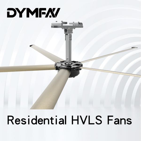 Quality 4.3m 0.7kw Gearless Residential HVLS Fans For Gyms for sale