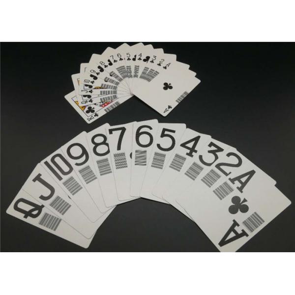 Quality PVC Plastic Casino Playing Cards , Customized Deck of Playing Cards for sale