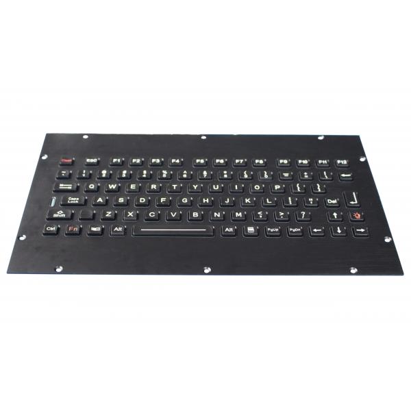 Quality Rugged 82 Keys Illuminated Backlit Compact Industrial Keyboard Vandal Proof And Dust Proof for sale