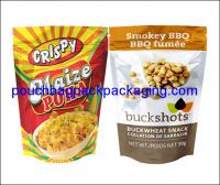 China Aluminium foil pouch, stand up pack pouch for snack, foil zipper doypack for food packaging factory