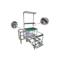 China Durable Aluminum Frame Pipe Workbench Easy Disassembly Pipe Rack Workbench factory