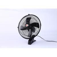 China 180 Degree Large Clip On Fan / Car Lighter Fan 8 Inch Compact Design factory