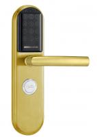 China PVD gold Smart Electronic Digital IC Card Password Door Lock (SUS304) factory
