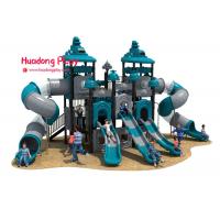 China High Strength Outdoor Playground Slides , Play Structure Slide Food Grade Plastic factory