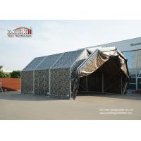 China Aluminum Frame Temporary Aircraft Hangar Tent Structure With PVC Roof For Military for sale