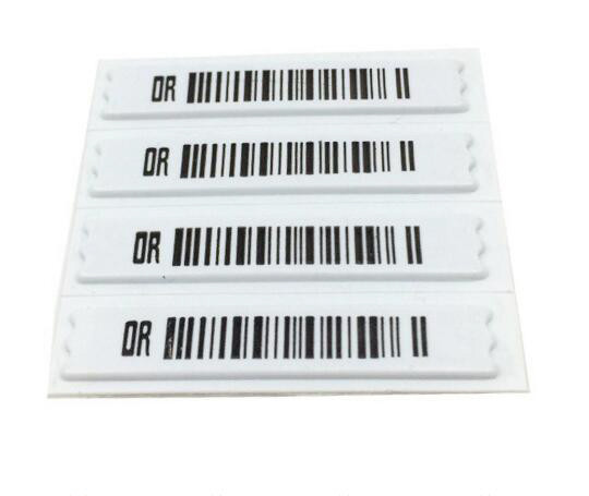 China 58KHz eas am security label, soft tag labels for bottles DR Barcode Electronic Soft Label factory
