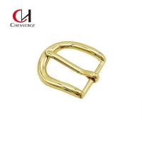Quality Antirust 25mm Gold Metal Buckle , Anti Corrosion Belt Pin Buckle for sale