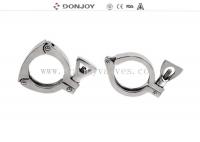 China SS304 Sanitary Stainless Steel Sanitary Fittings Clamp 13MHHP-3P Food Grade Clamp DIN / 3A factory