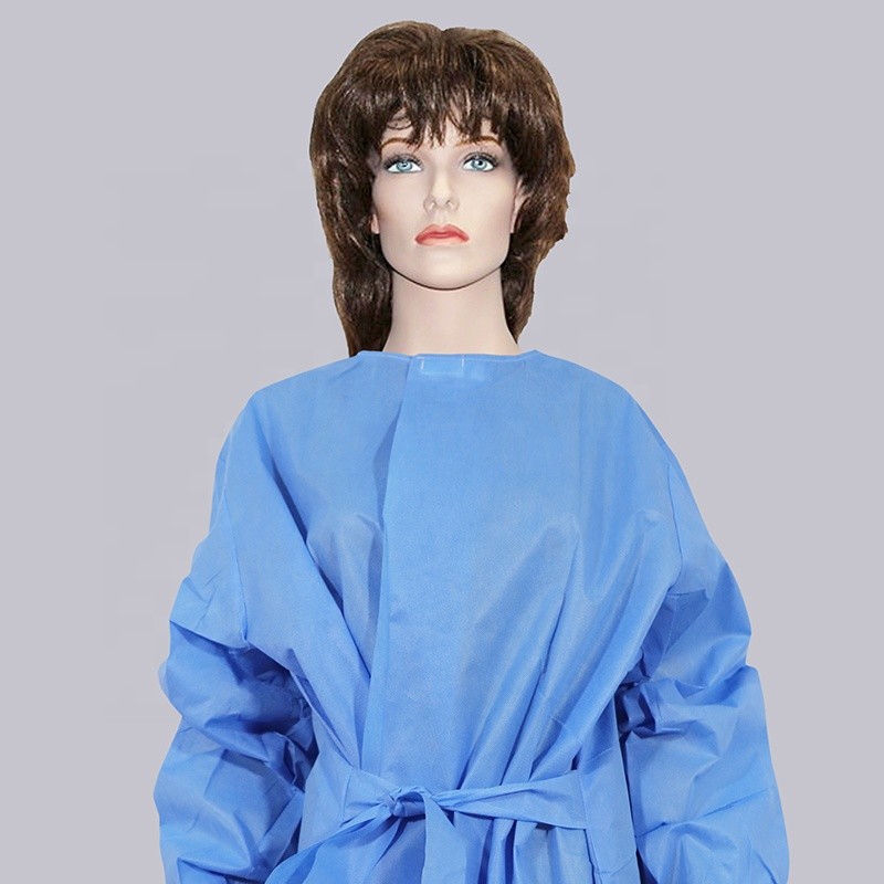 China ISO disposable kimono gowns disposable sauna suit protective disposable kimono gowns non woven fabric factory