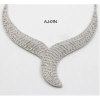 China Y 925 Sterling Silver Name Necklaces Choker 21K Gold Custom for sale