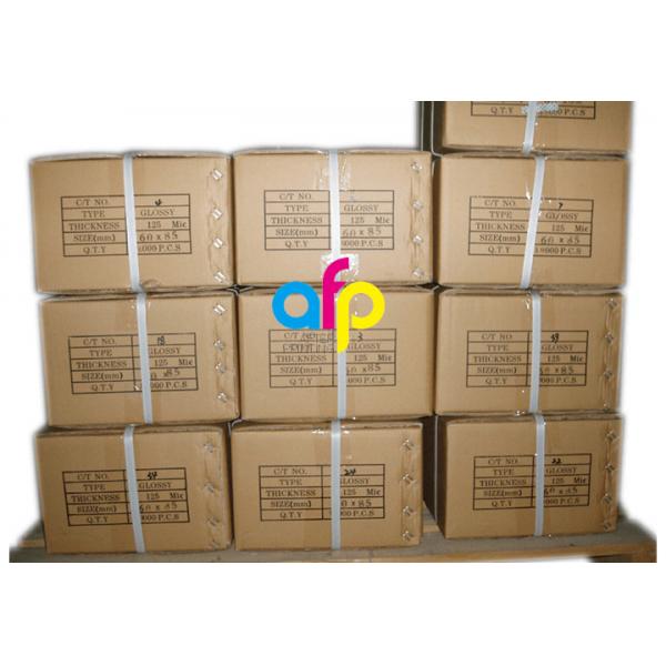 Quality 60~350 Micron Glossy Pet Polyester Pouch Laminating Film For Document Photo Menu for sale