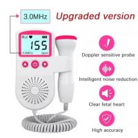 Quality Pregnant Woman Ultrasound Baby Heart Detector Doppler Fetal Monitor for sale