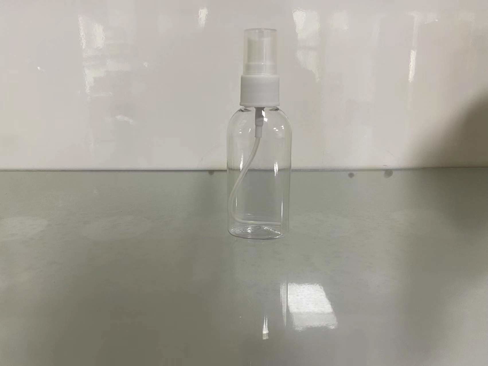 China Refillable PET 50ml Plastic Spray Bottle For Perfume Packaging for sale